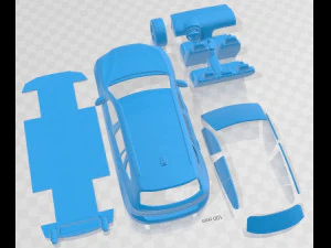X1 2016 Printable Car 3D Print Model