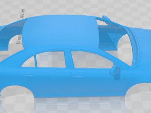 Toyota Avensis Sedan 2006 Printable Body Car 3D Print Model