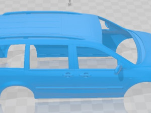 Mazda MPV LW 2002 Printable Body Car 3D प्रिंट मॉडल