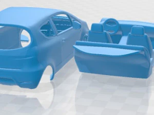 Mitsubishi Colt 3 Door 2008 Printable Car 3D Print Model