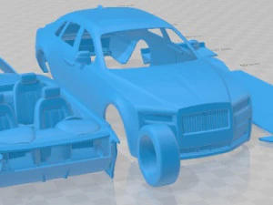 Ghost 2021 Printable Car 3D Print Model