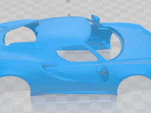 Alfa Romeo 4C Launch Edition Printable Body Car 3D 프린트 모델