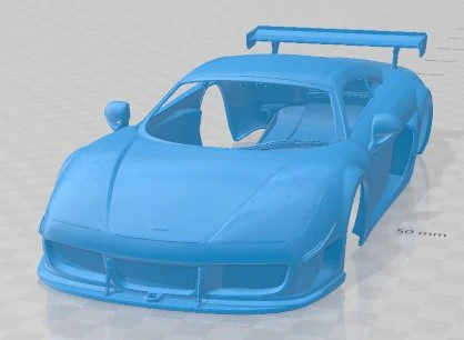 Noble M 600 Printable Body Car 3D Print Model .c4d .max .obj .3ds .fbx .stl .blend 