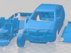 Pontiac Aztek 2005 Printable Car 3D Print Model