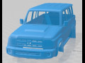 Toyota Land Cruiser J76 2007 Printable Body Car 3D Принт Модель