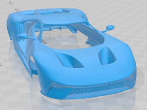 GT 2017 Printable Body Car 3D Print Model