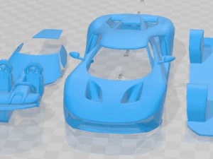 GT 2017 Printable Car 3D Print Model