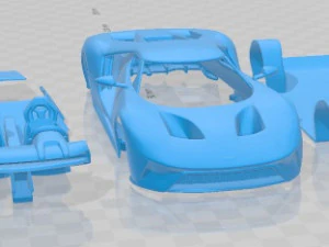 GT 2017 Printable Car 3D Print Model