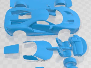 GT 2017 Printable Car 3D Print Model