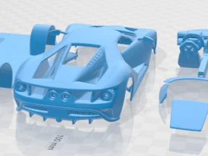 GT 2017 Printable Car 3D Print Model