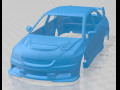 Mitsubishi Lancer Evo 9 Carbon 2007 Printable Body Car 3D Принт Модель