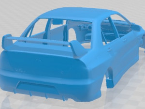 Mitsubishi Lancer Evo 9 Carbon 2007 Printable Body Car 3D Print Model