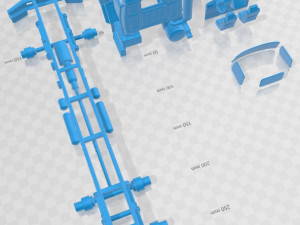 Western Star 4900 SB Day Cab 2008 Printable Truck 3D Print Model