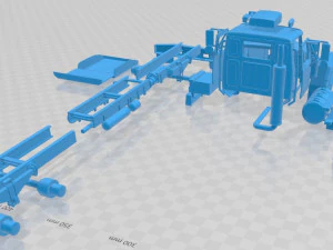 Western Star 4900 SB Day Cab 2008 Printable Truck 3D Print Model