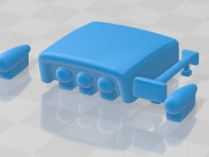 Western Star 4900 SB Day Cab 2008 Printable Truck 3D Print Model