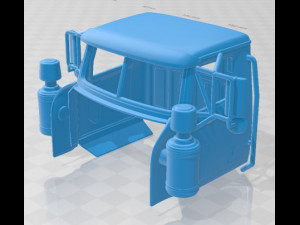 Western Star 4900 SB Day Cab 2008 Printable Truck 3D 프린트 모델