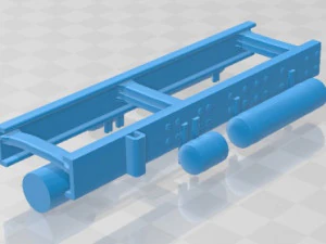 Western Star 4900 SB Day Cab 2008 Printable Truck 3D Print Model