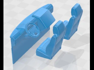 Western Star 4900 SB Day Cab 2008 Printable Truck 3D Print Model