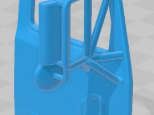 Western Star 4900 SB Day Cab 2008 Printable Truck 3D Print Model