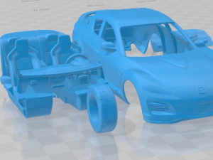 Mazda RX-8 2008 Printable Car Modello di stampa 3D