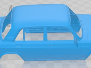 VAZ Lada 2105 1997 Printable Body Car 3Dプリントモデル