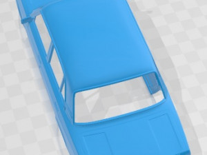 VAZ Lada 2105 1997 Printable Body Car 3Dプリントモデル