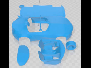 GINA 2008 Printable Car 3D Print Model