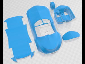 GINA 2008 Printable Car Modelo de impresión 3D