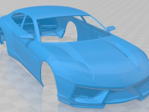 Estoque 2008 Printable Body Car 3D Print Model