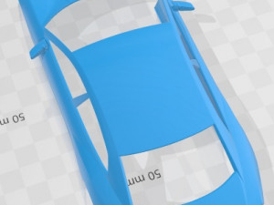 Estoque 2008 Printable Body Car 3D Print Model