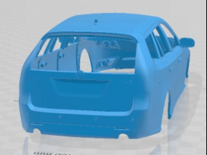 Saab 9-3 Sport Combi 2008 Printable Body Car 3D-Druckmodell