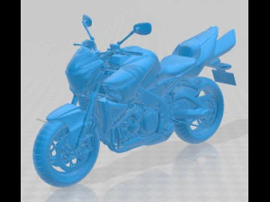Suzuki King B 2008 Printable Motorbike 3D Print Model