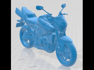 Suzuki King B 2008 Printable Motorbike Model Cetak 3D