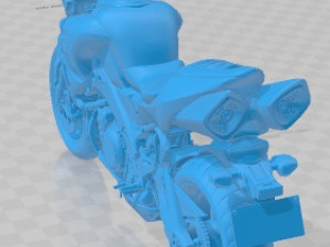 Suzuki King B 2008 Printable Motorbike Model Cetak 3D