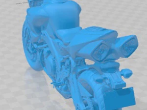 Suzuki King B 2008 Printable Motorbike 3D Print Model