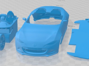 Mazda MX-5 Spyder 2015 Printable Car 3D 프린트 모델