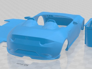 Mazda MX-5 Spyder 2015 Printable Car Modello di stampa 3D