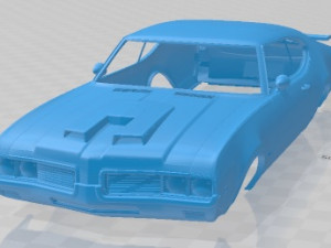 Oldsmobile Hurst Olds 442 1969 Printable Body Car 3D Принт Модель