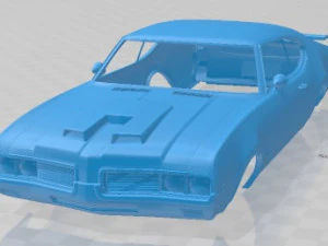 Oldsmobile Hurst Olds 442 1969 Printable Body Car 3D Print Model