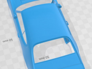 Oldsmobile Hurst Olds 442 1969 Printable Body Car 3Dプリントモデル