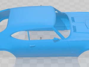 Oldsmobile Hurst Olds 442 1969 Printable Body Car 3Dプリントモデル