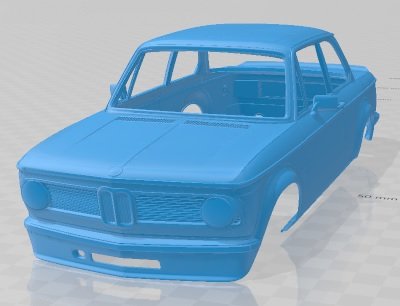 2002 Turbo 1973 Printable Body Car Modèles 3D en vedette .c4d .max .obj .3ds .fbx .stl .blend 