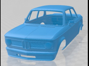 2002 Turbo 1973 Printable Body Car 3D 프린트 모델