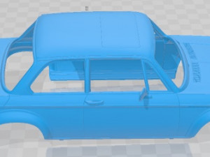 2002 Turbo 1973 Printable Body Car Modèles 3D en vedette