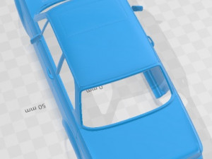2002 Turbo 1973 Printable Body Car Modèles 3D en vedette