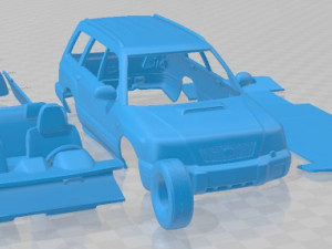 Subaru Forester S-Turbo 2000 Printable Car Modelo de impresión 3D