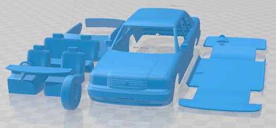 Toyota Crown S130 1991 Printable Car Modelo de Impressão 3D .c4d .max .obj .3ds .fbx .stl .blend 