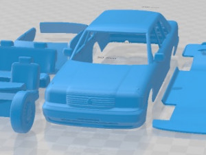 Toyota Crown S130 1991 Printable Car 3D Print Model
