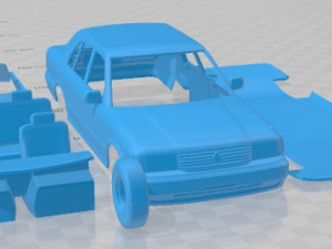 Toyota Crown S130 1991 Printable Car Modelo de Impressão 3D