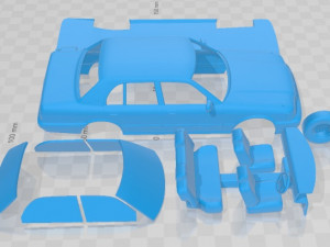 Toyota Crown S130 1991 Printable Car Modelo de Impressão 3D